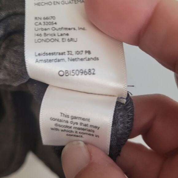 We the‎ Free T-shirt Womens XS Heathered Gray Soft Oversize Raw Hem - Picture 7 of 9